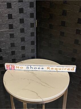 No Shoes Required Flip Flop Sign Wooden Sign Home Decor Free Standing Sign